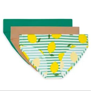 AQS Assorted Seamless Bikini Panties - Pack of 3